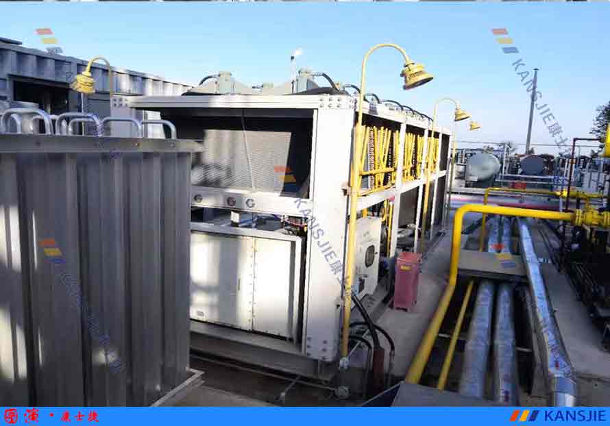 制藥行業用制冷機組現場